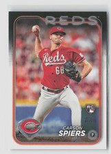 Carson Spiers #365 2024 Topps Rookie Rc Reds