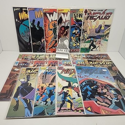 First Comics Indie Lot 22 Issues Nexus Vol 2 Star Slayer Warp Whisper