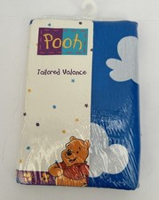 Vintage Winnie the Pooh Nursery Valance Friendship Multi 80x14 New Clouds Sky