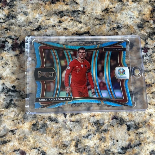 2020 Panini Select UEFA EURO CRISTIANO RONALDO Light Blue Die-Cut /175 LOW # 