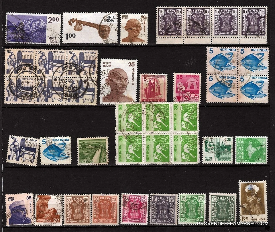 82T3 INDE 20 Timbres +2 blocs de 4T +2 blocs de 6T: usages courants - Photo 1/1