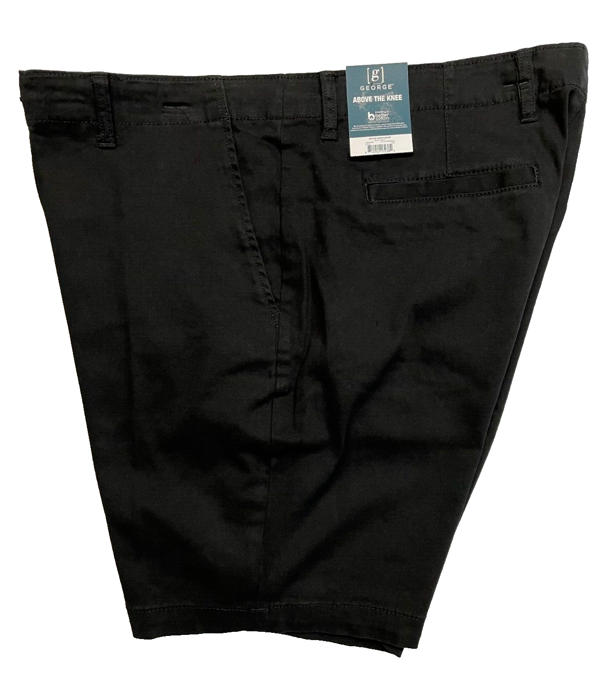 Men's Above The Knee Size 40 Black Soot Flat Front Shorts eBay