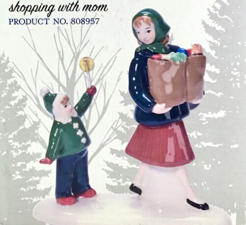 DEPT 56 SHOPPING WITH MOM 808957 Snow Village Tom's Foods DEPARTMENT D56 Neu