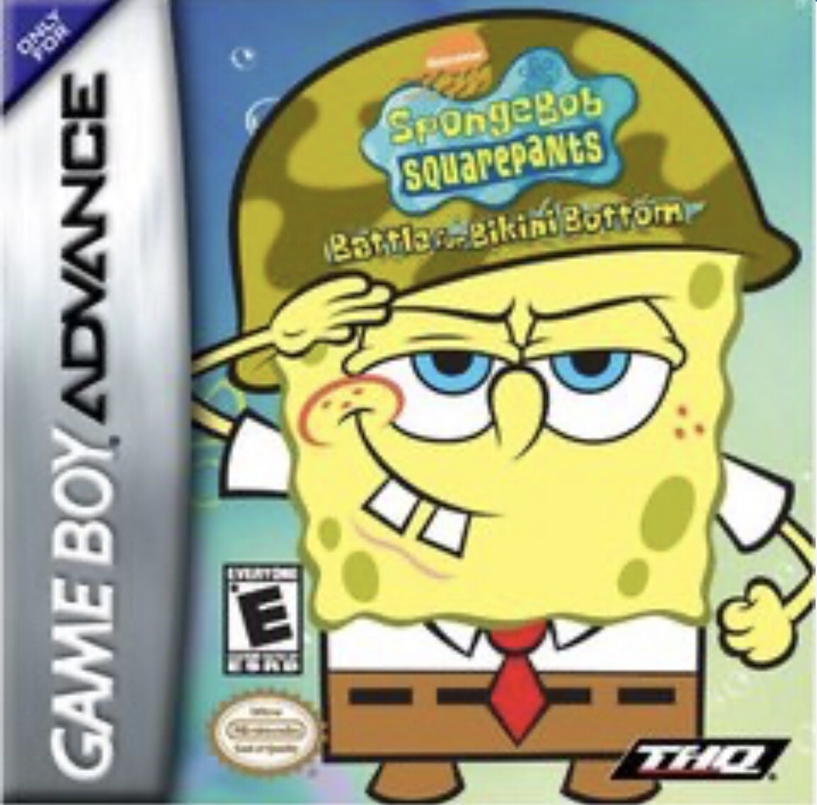 Spongebob Squarepants Battle For Bikini Bottom Nintendo Game Boy Advance 2003 For Sale Online Ebay