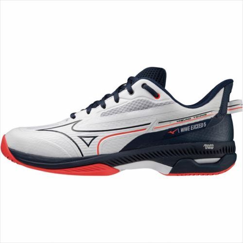 Mizuno Wave Exceed Tour 5 AC Tennis White Navy Coral 61GA2315 14
