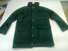 Woolrich Green Wool Jacket Size Medium With Thinsulate. Made In USA.