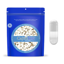 White/Clear Size 3 Bovine Gelatin Empty Capsules   Non-GMO, DIY Supplement Pi...