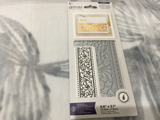 Gemini Foil Stamp  N  Cut Die Elements by Crafter's Companion Blossoming Border
