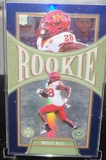 Breece Hall 2022  Legacy Blue Mini Rookie Rc. SSP /20  - Jets