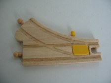 Switched Points / Junction ~ NEW ~ Wooden Train Track Set ( Fits Brio ) Yel DC05