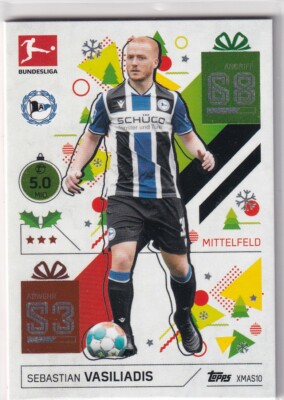 Match Attax 21/22 Bundesliga 2021/2022 Karte Nr. XMAS10 Sebastian Vasiliadis