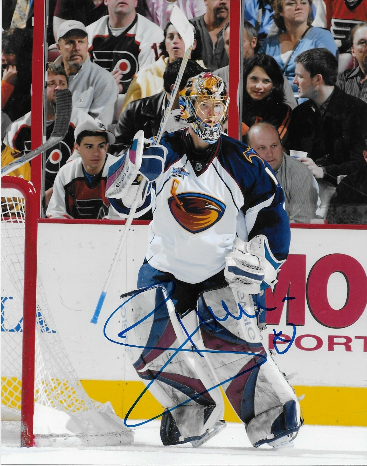 Signed Johan Hedberg Atlanta Thrashers Autographed 8x10 Photo #1 Original