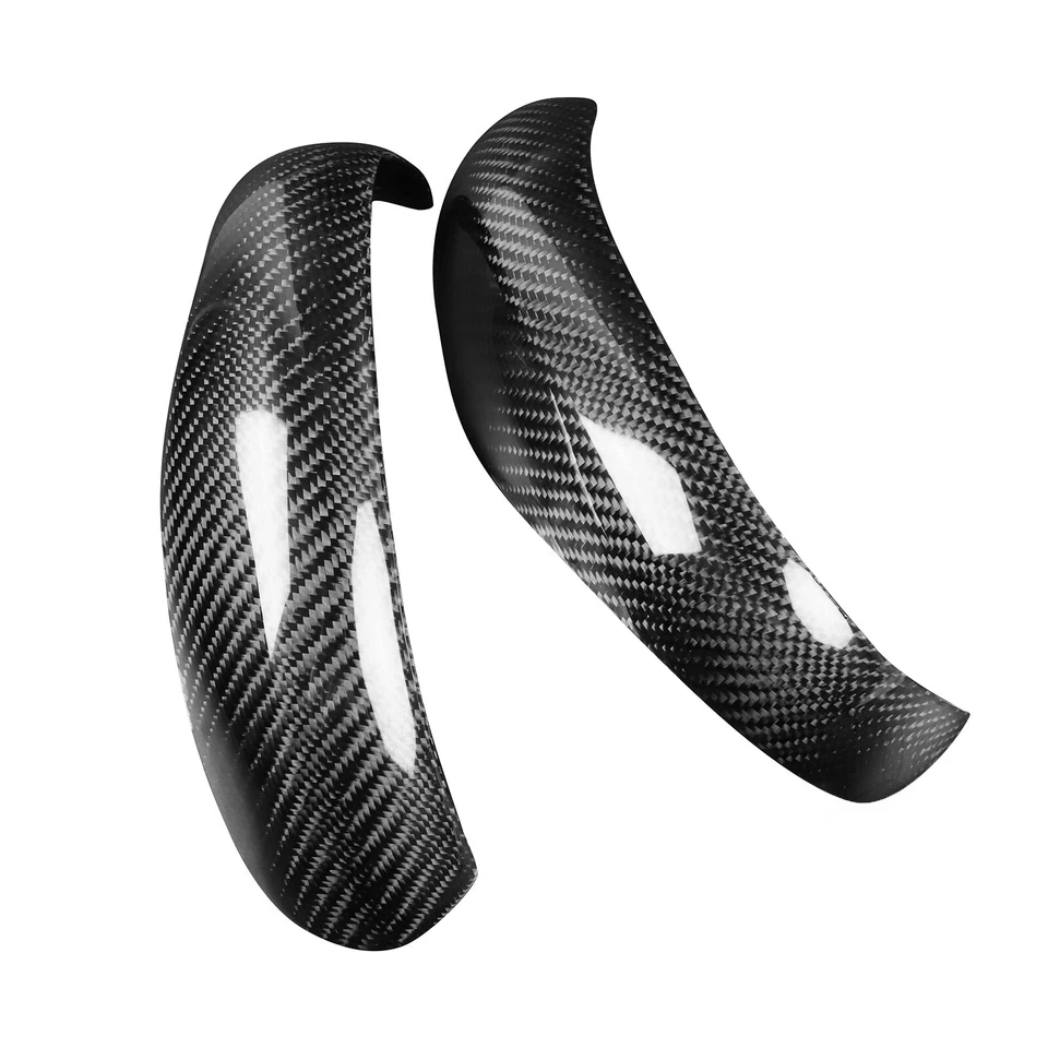 Dry Carbon Fiber Rear view Side Mirror Cap Cover For 2005-2008 Porsche 911 997.1 - Image 2 of 4