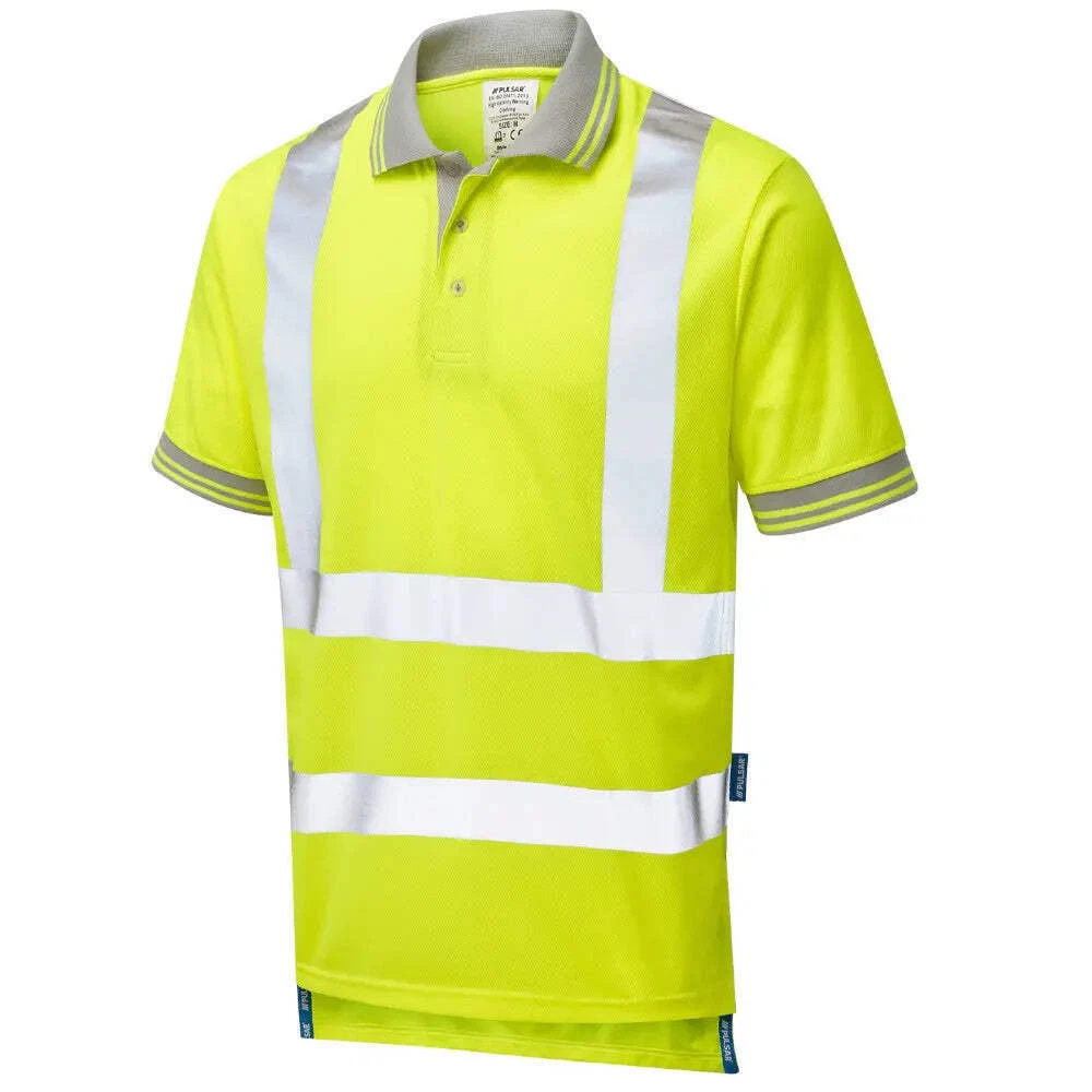 PULSAR® P175 Yellow Hi Vis 100% Polyester Bird Eye Knit Polo Shirt UV Protection
Opens in a new wind