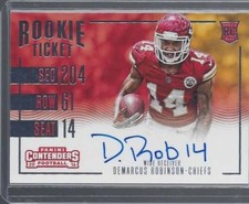 DEMARCUS ROBININSON 2016 CONTENDERS ROOKIE TICKET VARIATION AUTO RC SP #377