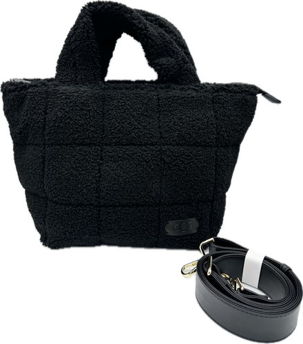 OOG Teddyfell Plüsch Shopper Tasche Wolle Schulter Henkeltasche Tote Bag Fluffy - Picture 5 of 40