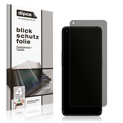 Schutzfolie für OnePlus Nord N20 5G mit Sichtschutz Blickschutz Folie