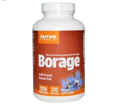 Borage  Seed Oil  1,200 mg - 120 Softgels Exp: 02/2025 New PMS Support