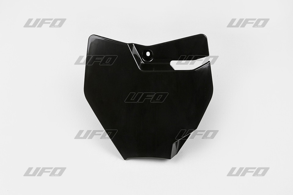 Plaque de départ KTM SX 65 noire finition racing pour moto 2016-2018