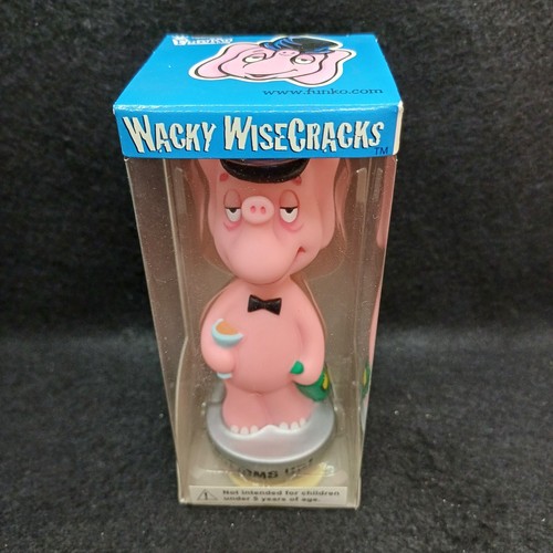 FUNKO PINK ELEPHANT BOTTOMS UP WACKY WISECRACKS MINI WOBBBLER BOBBLE HEAD - Picture 2 of 7