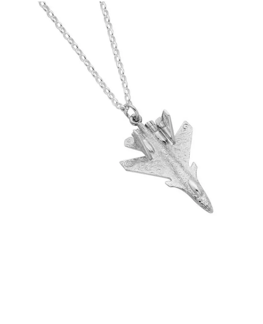 Karen Walker Garnet Plane Pendant Necklace - Sterling Silver