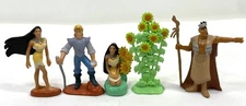 Lot of 5 Vintage Disney Pocahontas Once upon a time Playset FIGURES 1994 Mattel