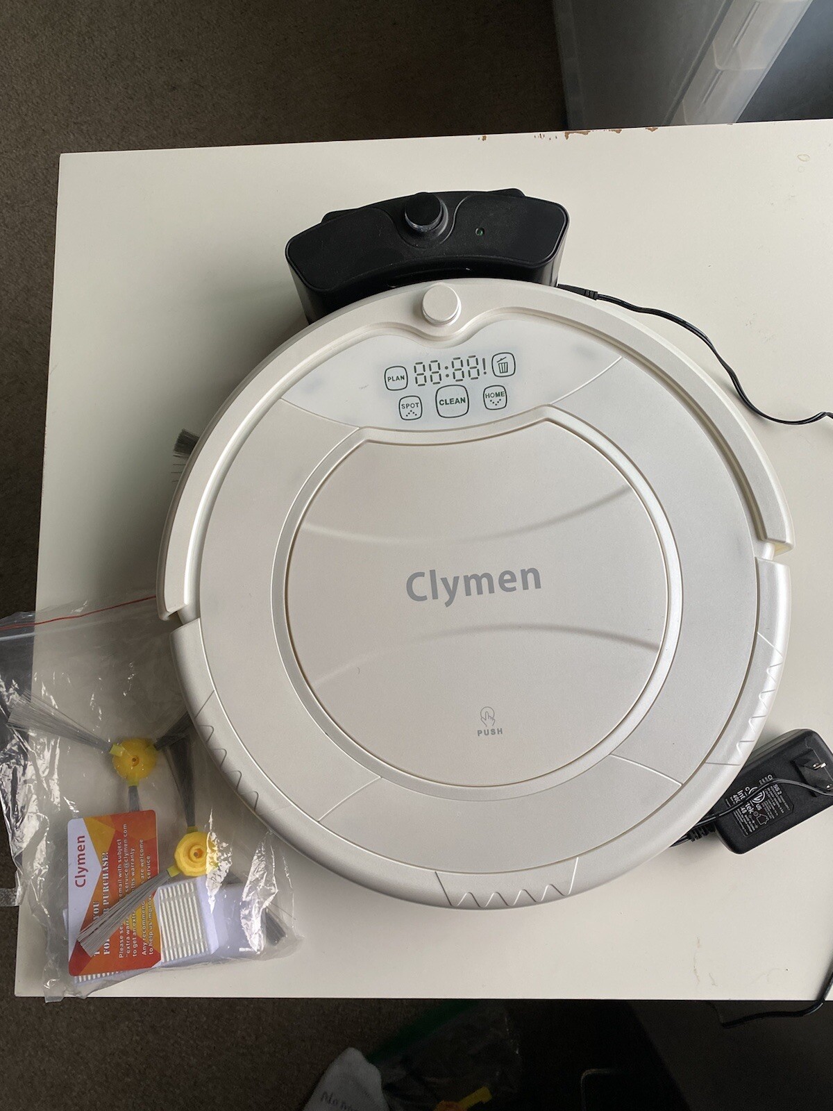 Clymen Q7 Robot Vacuum Cleaner SelfCharging AntiFall Sensor HEPA