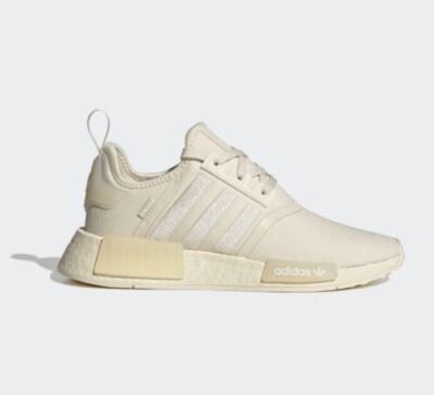 Nmd R1 White And Gold Adidas NMD R1 J White Black Gold Sz Women's