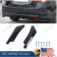 For Dodge Charger Challenger SRT RT SXT Rear Bumper Lip Diffuser Splitter Canard