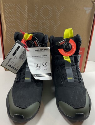 Shima Edge WP Mens Motorcycle Shoes Black Size 42 (US Mens Shima Edge WP Mens Motorcycle Shoes Black Size 42 (US Mens