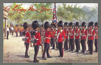 Vintage Tucks Postkarte Die Grenadierwachen in den Wellington Barracks, Harry Payne