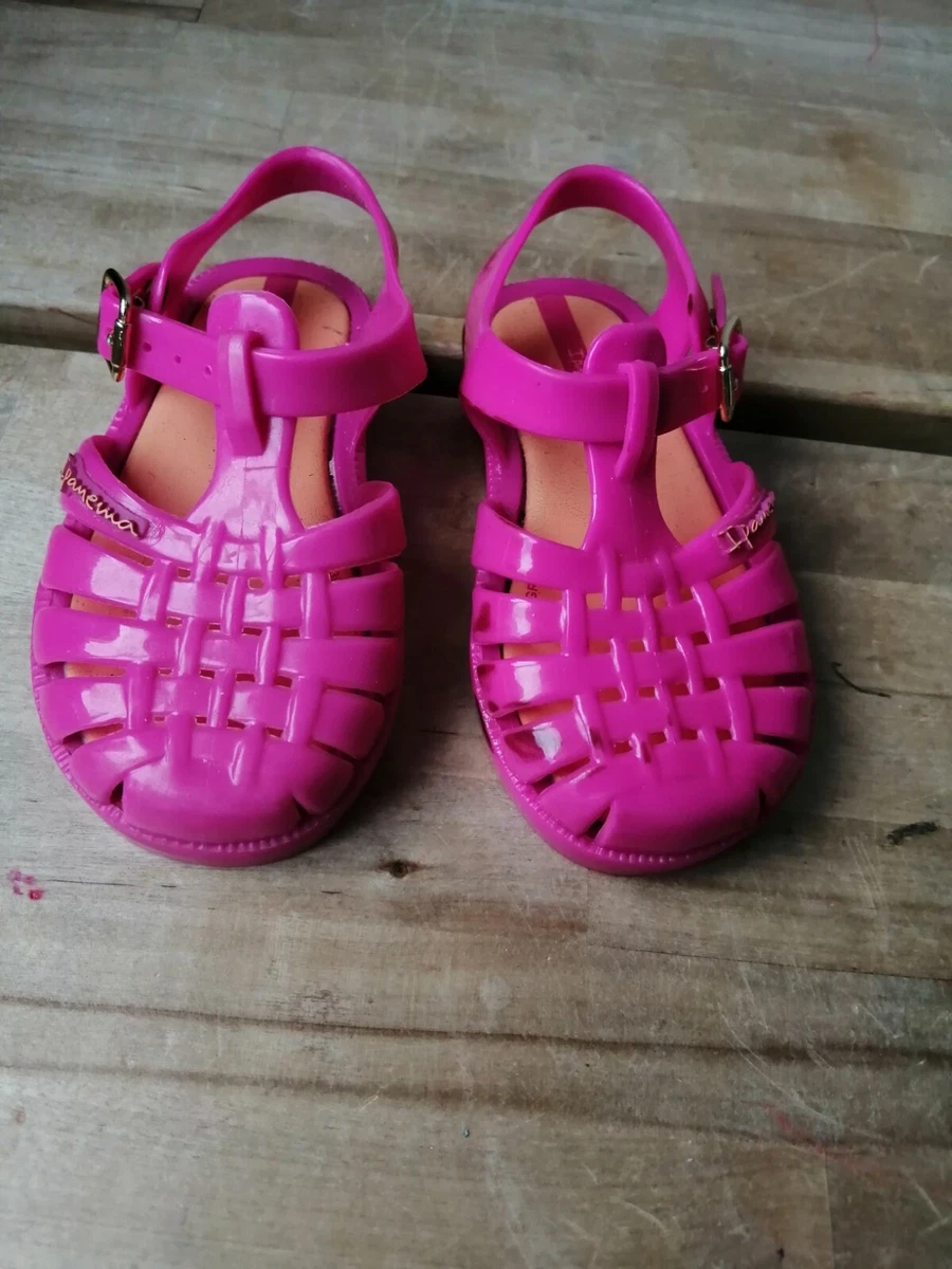 Ipanema Girls Kids Pink Beach Sandals Girls Pool Shoes Holiday
