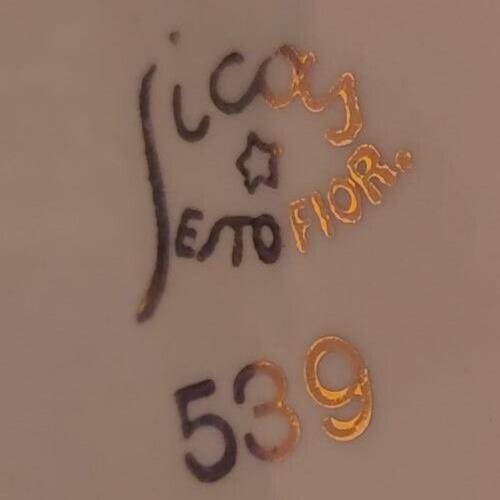 Vintage Sicas Lusterware Vase – Unique Asymmetrical Design - Picture 5 of 9