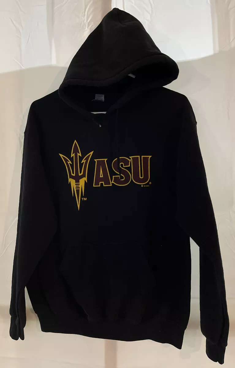 Gildan Arizona State ASU Black Hoodie Sweatshirt Heavy Weight