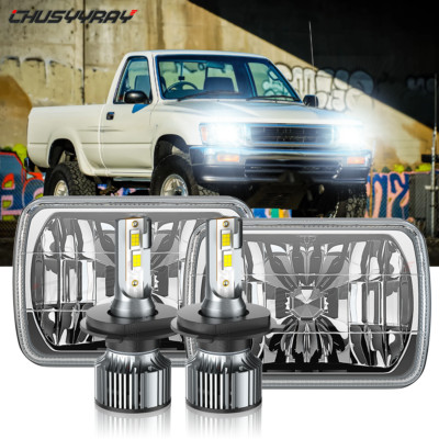 LED Fit Toyota Pickup 1982-1995 Truck Headlights Hi-Lo Beam Head Lamps Pair