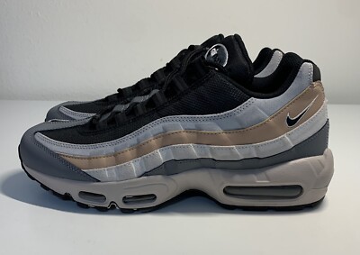 Nike Air Max 95 Mens Sz Smoke Grey Black Light White Beige