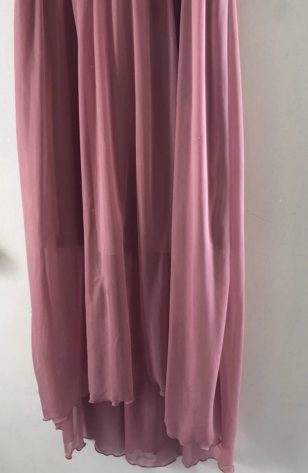 amy’s closet junior girls size 14 pink long dress - Image 3 of 4