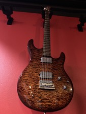 Ernie Ball Music Man Luke Iii 3 Alder Mahogany Maple Rosewood Guitar Hazel Burst