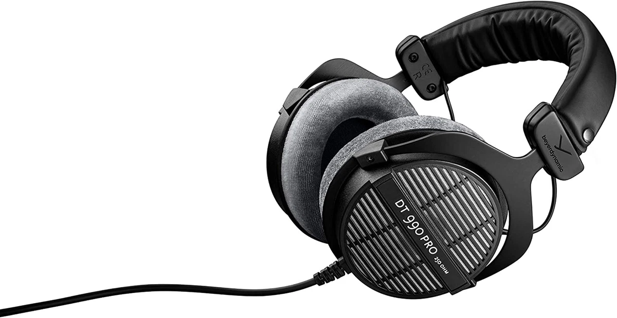  beyerdynamic DT 990 Pro 250 ohm Over-Ear Studio Headphones For  Mixing, Mastering, and Editing : Musical Instruments