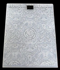 Stampin' Up COUNTRYSIDE BLOSSOMS Embossing Folder FLORAL ALL-OCCASION BACKGROUND