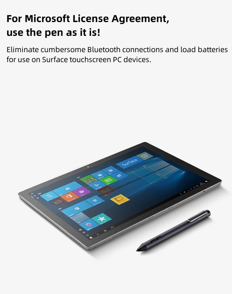 Stylus-Stift für Microsoft Surface Pro 3/4/5/6 Go Book Studio Laptop-Stift - Bild 2 von 4