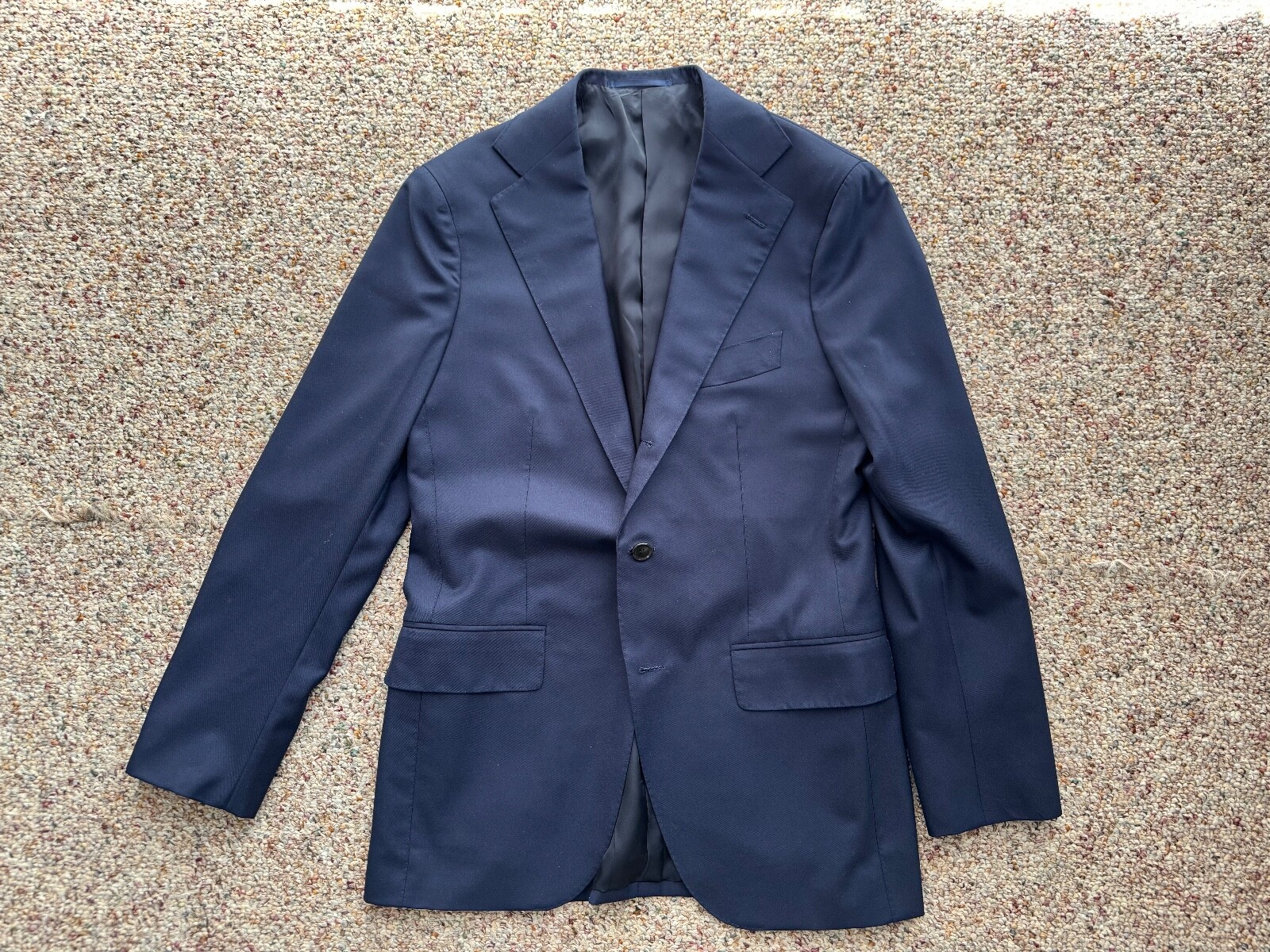 Cavour Luxury Suit in Navy S180s Size US 36 FITS LIKE SUITSUPPLY eBay