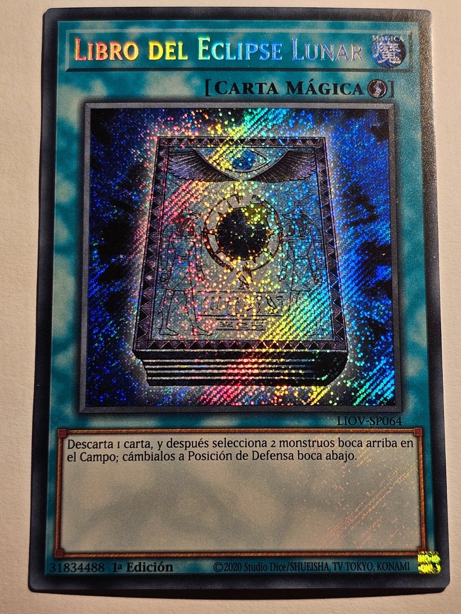 Book of Lunar Eclipse○YUGIOH○LIOV○2021 ○SECRET RARE○SPANISH