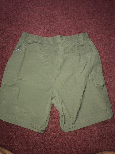 Columbia Shorts Size 32-m Color Green Army Light Weight Style Hiking Cargó - 第 1/9 張圖片