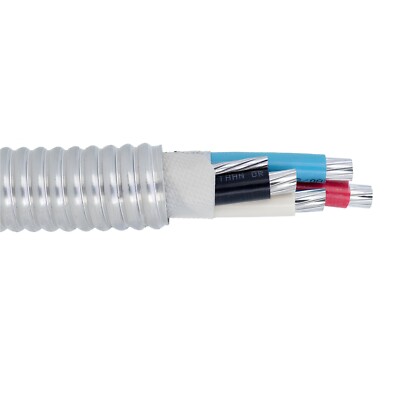 2/0-4 With Ground Type MC Aluminum Conductor Metal Clad Cable 600V