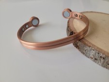 Pure Copper Magnetic Bracelet Arthritis Therapy Women Men Adjustable Roman Cuff