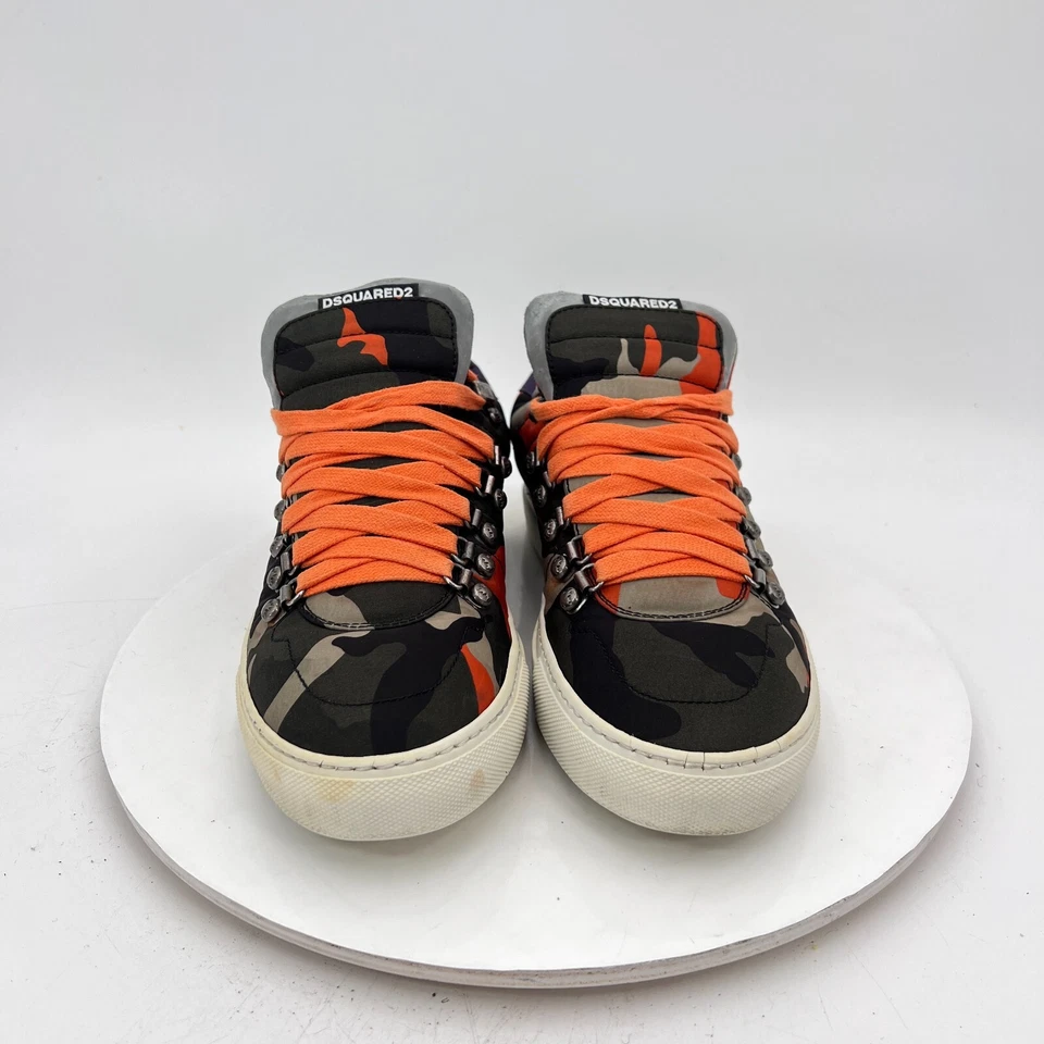 Женские камуфляжные оранжевые черные туфли для скейтбординга Dsquared2 размер ЕС 39 США 9 - Изображение 2 из 4