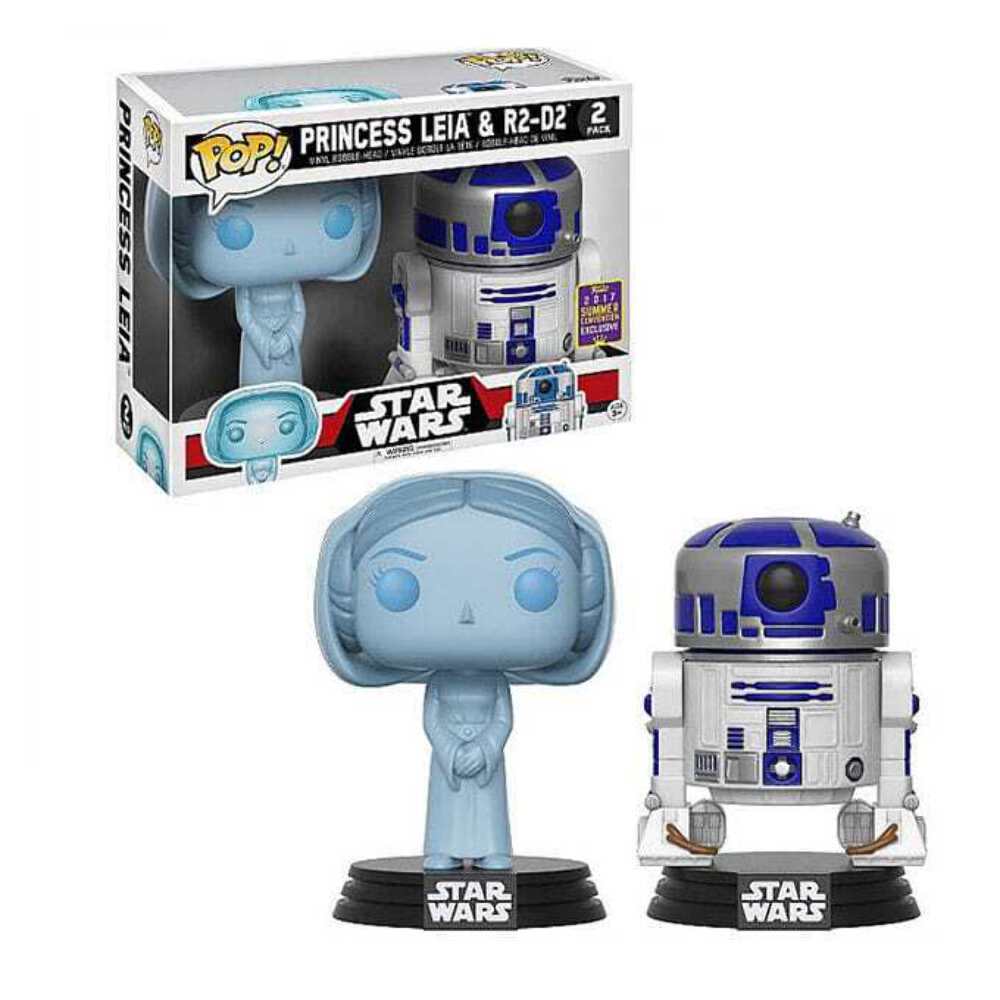 FUNKO POP!スターウォーズ限定プリンセス・レイア&R2-D2 セット Funko POP! Star Wars Princess Leia & R2-D2 Figures Limited