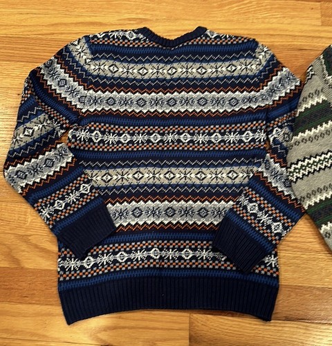 TWO EUC BOYS GYMBOREE SWEATERS: SIZE: MEDIUM, 7/8, HOLIDAY, SKI - Picture 5 of 8