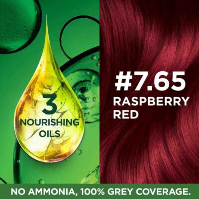 Garnier Color Naturals Creme Riche Hair Color (7.65 Raspberry Red